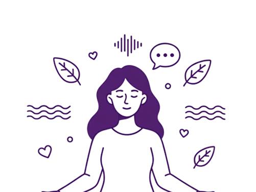 Mental health wellness illustration